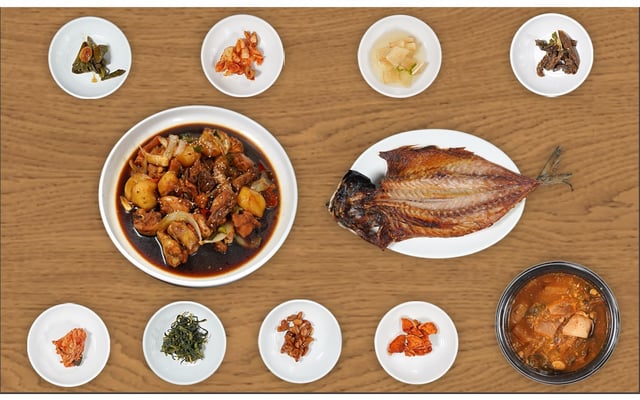 안동찜닭 세트 메뉴 2인상 1