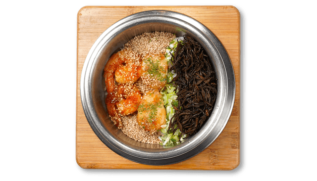 새우관자 솥밥 1